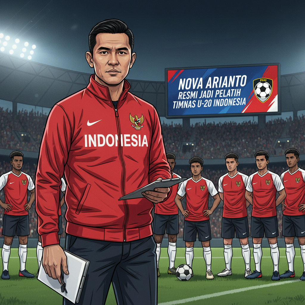 Nova Arianto Resmi Jadi Pelatih Timnas U-20 Indonesia